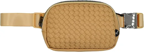 Vista 37 de C.C Riñonera de Cintura para Mujer – Riñonera Acolchada Cruzada de Cintura con Correa Ajustable, Idea de Regalo de Moda, Gris camuflaje