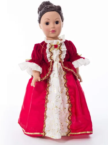 Vista 2 de Pequeñas Aventuras Princesas vestidas a juego Disfraz para muñecas (Varias de princesas disponibles)