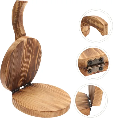 Vista 4 de Herramienta de prensa de bola de masa de madera para hacer envoltorios de albóndigas, ideal para ravioles Pierogi, Wonton y tortillas, construcción