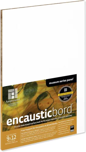 Vista 7 de Ampersand Art Supply Panel de pintura de madera: Serie Museo Encausticbord, cuna de 1,5 pulgadas, 6 "x 6