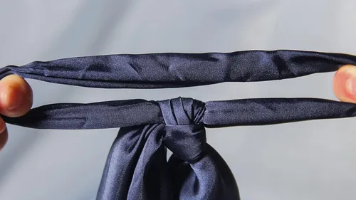 Vista 67 de Coleteros para el cabello para mujer, bufanda LFOUVRE Scrunchies, 2 piezas de bufandas anudadas para niñas, bufanda de satén sedoso, banda elástica