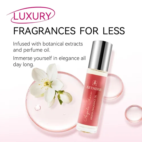 Vista 3 de AETHERIS - Perfume de feromonas para mujer, aroma floral afrutado, fragancia con aroma dulce de larga duración, perfume mejorado para mujer, diseño