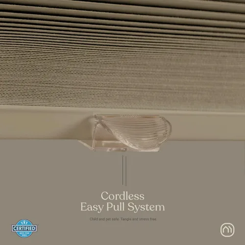 Vista 6 de MOOD Persianas celulares opacas El lujo cumple con la función Celdas inalámbricas extra grandes de 1.5 pulgadas, aislamiento, comodidad