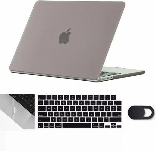 Vista 21 de Se7enline Funda compatible con MacBook Air de 15 pulgadas 2024 M4 M3 M2 para A2941/A3114/A3241, funda rígida mate para laptop, con funda protectora