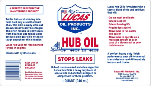 Vista 3 de Lucas Oil 10088, aceite para cubo, 1 cuarto de galón