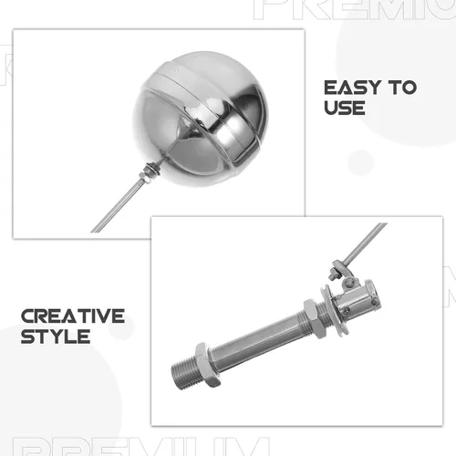 Vista 3 de TABLETREANDS Stainless Steel Automatic Float Valve 1/2 Inch Water Level Control Valve For Pond And Storage Tank Water Shutoff Part For Precise Level