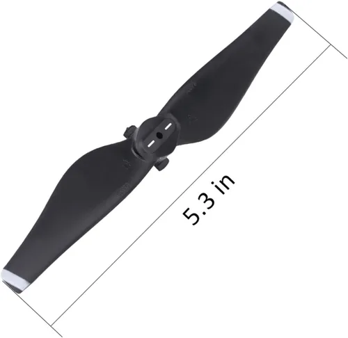 Vista 2 de CW CCW - 2 pares de cuchillas de hélice de fibra de carbono de liberación rápida, accesorios para cuadricóptero RC Drone para aire (rayas blancas)