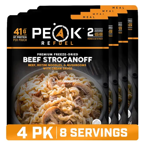 Vista 39 de Peak Refuel Pasta de Carne con Salsa Marinara 49g de Proteína 1040 Calorías Carne 100% Real Comida Premium Deshidratada al Vacío