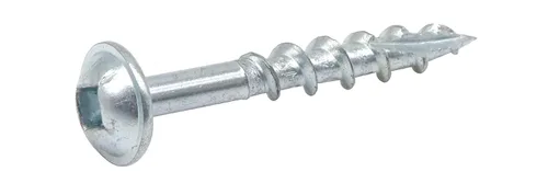 Vista 9 de 50 tornillos de agujero de bolsillo, tornillos de madera #8 x 1-1/2 pulgadas, tornillos de cabeza cuadrada de arandela, rosca gruesa