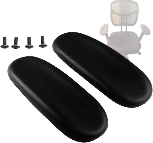 Ketofa Reposabrazos de repuesto para silla de oficina, se adapta a todos los estilos de brazos con patrones de orificios de montaje de 4 pulgadas,