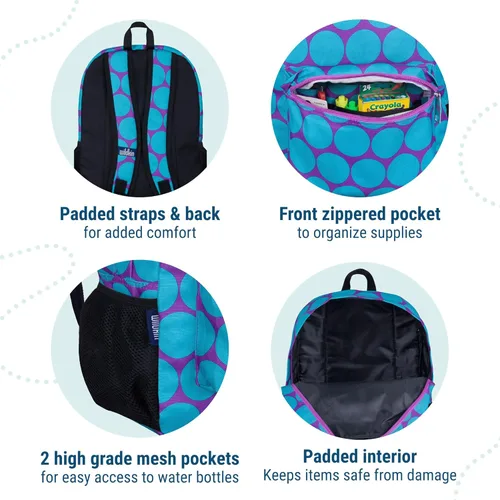 Vista 5 de Wildkin Kids Mochila de 16 pulgadas para niños y niñas