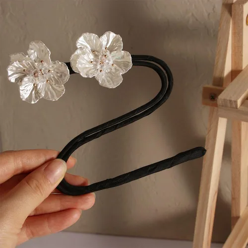 Vista 2 de 2 piezas para hacer moños de cabello, rizador mágico de cabello, moldeador de moños, accesorio para el cabello, herramienta de peinado para mujeres