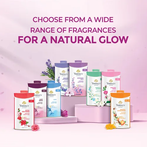 Vista 8 de Yardley English Rose - Talco perfumado, 8.82 oz