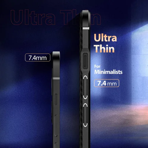 Vista 2 de ORIbox - Funda negra para iPhone 11, duradera, ligera, a prueba de golpes, funda delgada para Apple iPhone 11 de 6.1 pulgadas, para mujeres
