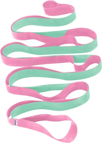 Vista 12 de TECEUM Stretching Strap for Yoga & Physical Therapy – 10 Loops – Non-elastic Leg Stretch Straps for Stretching, Exercising, Pilates, Post-injury