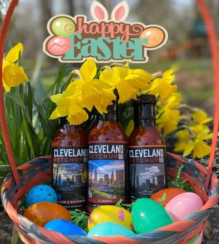 Vista 7 de Cleveland Ketchup - 4 Tasty Varieties - Classic, Bacon & Bourbon, Garlic Dill, Ghost Pepper (Variety 4 pack)