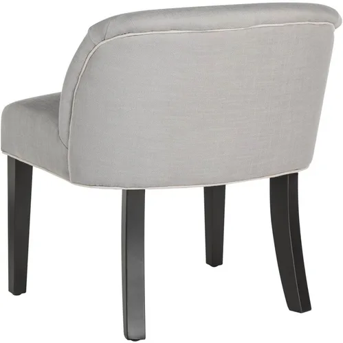 Vista 5 de Safavieh Mercer Collection Bell Berry and White Vanity Chair