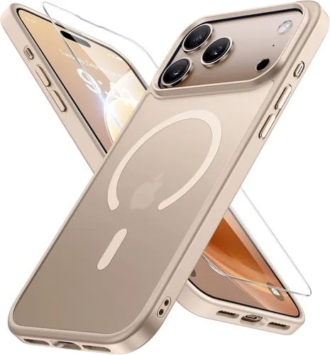 Vista 66 de Miracase - Funda magnética para iPhone 13 de 6.1 pulgadas (compatible con MagSafe) (con 2 protectores de pantalla), protección de grado militar