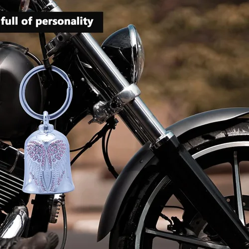 Vista 4 de Motorcycle Women Bells - Motorcycle Angel Bell for Men Women,Bell Biker Accessory,Guard Riding Safety