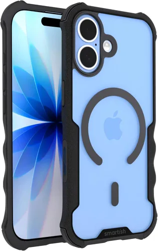 Vista 42 de Smartish® funda protectora magnética para iPhone 14 - Funda Gripzilla compatible con MagSafe [Resistente + Dura] Funda blindada de agarre pesado