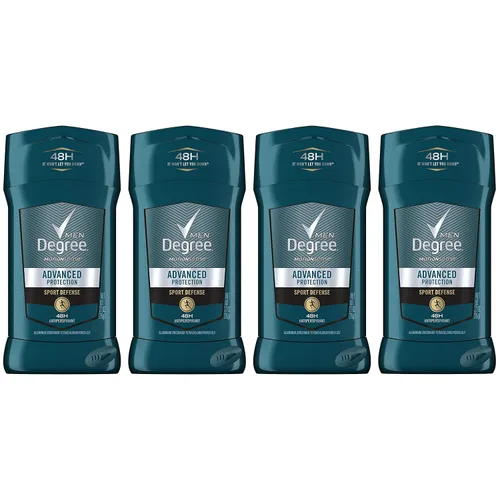 Degree Men MotionSense Sport Defense, Desodorante antitranspirante para hombre, 2.7 onzas, (Paquete de 4)