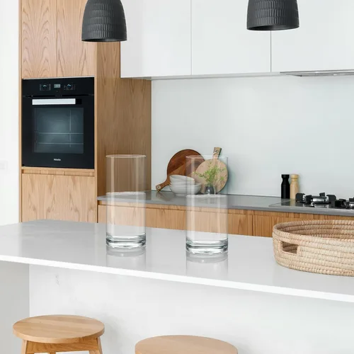 Vista 10 de HIGIINC Juego de 6 vasos irrompibles de acrílico irrompibles de 17 onzas, sin BPA, aptos para lavavajillas, vasos de plástico reutilizables