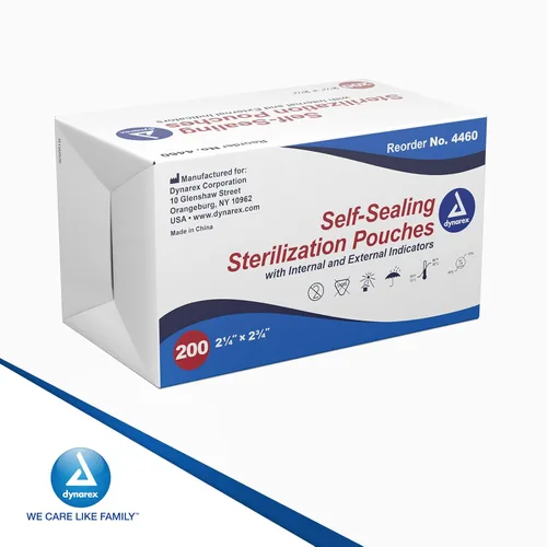 Vista 7 de Dynarex Bolsas de esterilización – Bolsas de autoclave autosellantes para herramientas médicas, dentales, de tatuajes y de cuidado de uñas, cubierta
