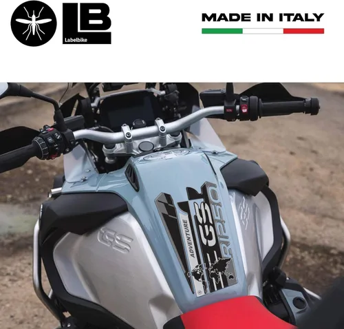 Vista 3 de labelbike - Adhesivo 3D protector de tanque de motocicleta compatible con BMW R 1250 GS Adventure 2019-2022