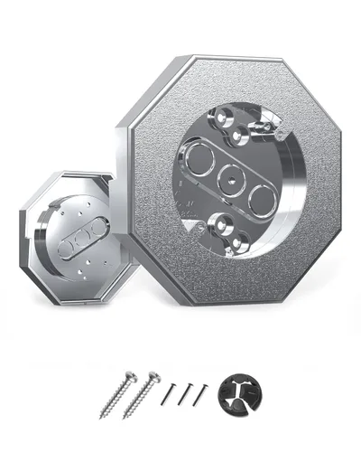 Vista 8 de Bloque de montaje de luz lateral de vinilo, bloque de montaje lateral 8141 con caja integrada, bloque de montaje de luz exterior para doble vuelta