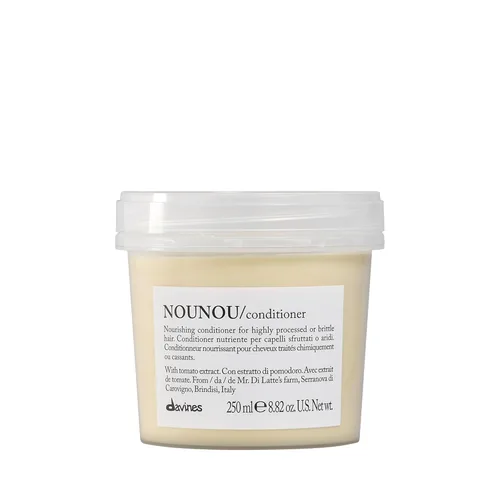 Davines NOUNOU/Conditioner, Nourishing & Repairing Formula for Damaged, Processed or Brittle Hair - Restores Body & Shine with Lupin - Untangles &