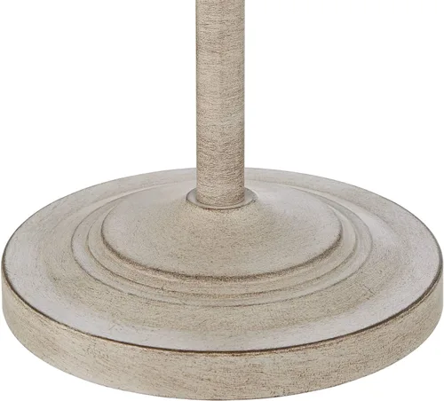 Vista 5 de 360 Lighting Carter - Juego de lámparas de pie tradicionales de 3 piezas de tela de metal beige crema cónica para sala de estar, dormitorio, casa