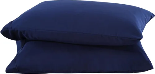 Vista 14 de Juego de 2 fundas de almohada tamaño Queen, color rosa, cierre de sobre, fácil ajuste, tela suave y transpirable, lavable a máquina para todas