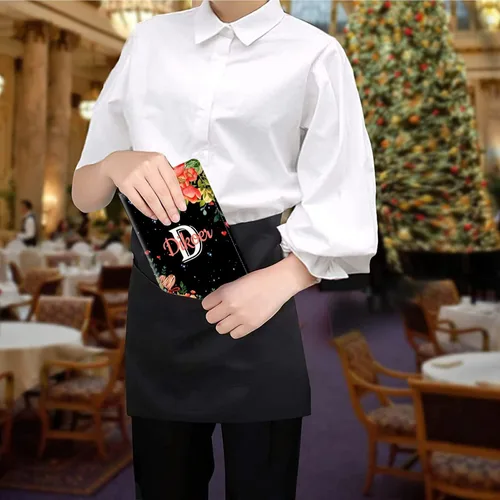 Vista 152 de Diseña Tus Propios Libros de Servicio con Nombre e Iniciales para Camareras, Dikoer Libro de Servicio de Camarero Personalizado con Nombre