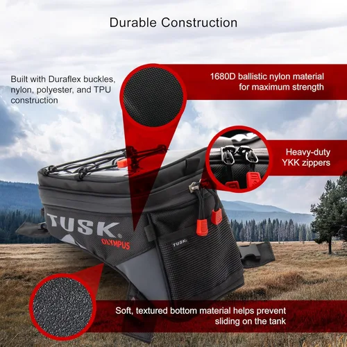 Vista 3 de Tusk Bolsa sobredepósito Olympus, tamaño pequeño, color negro/marrón