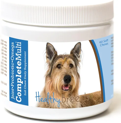 Vista 313 de Healthy Breeds Cavalier King Charles Spaniel - Multivitamínico todo en uno, completo con probióticos, glucosamina, condroitina y omegas, 60