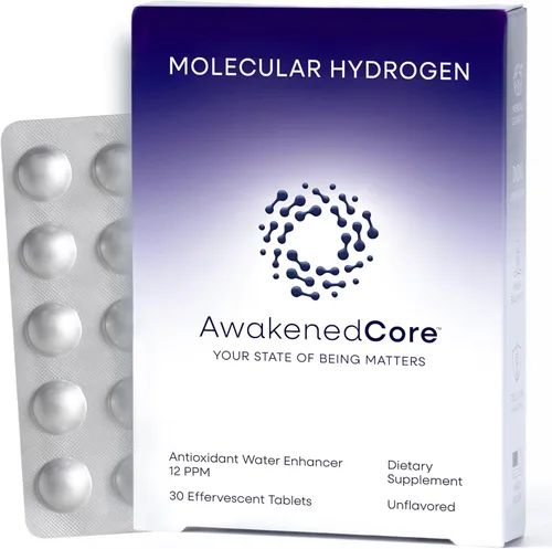 Vista 8 de Pestañas de agua molecular de hidrógeno – 12 comprimidos de hidrógeno y magnesio para agua potable – Antioxidantes, apoya la salud celular