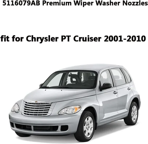 Vista 6 de 5116079AB - Boquillas de limpiaparabrisas prémium aptas para Dodge Journey 2009-2020, Avenger 08-11 para Chrysler PT Cruiser 01-10, 200/Sebring