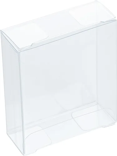 Restaurantware Sweet Vision Cajas de plástico de 2.6 x 1 x 3.1 pulgadas, 100 cajas cuadradas transparentes para dulces, paquete de golosinas o