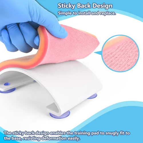 Vista 3 de Kit de práctica de sutura avanzada de nueva generación (32 piezas) incluye almohadillas en forma de arco y precortadas para heridas, kit