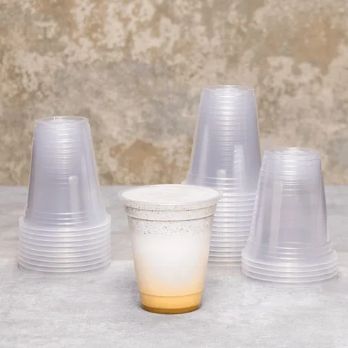 Vista 9 de Karat [355 ml - 2,000 unidades] 95 mm Vasos desechables de polipropileno translúcido con borde en U, diseñados para películas de sellado (C1010)