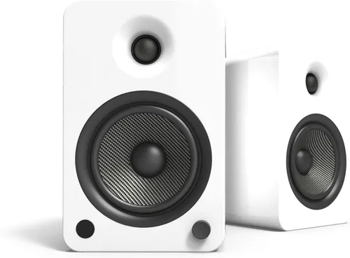 Vista 19 de Kanto YU4GB Altavoces alimentados con Bluetooth y preamplificador phono incorporado Apagado y encendido automáticos Control remoto incluido