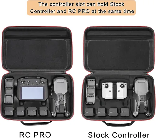Vista 8 de RLSOCO Funda rígida para DJI Mavic 3 Classic/Mavic 3 Cine Fly More Combo - Compatible con: Mavic 3 Body, RC Pro o DJI RC Controller