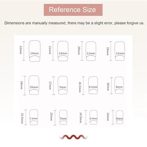 Vista 5 de 24 uñas postizas francesas a presión, uñas postizas con diamantes de imitación, línea blanca, uñas postizas cortas, borde blanco, regalos