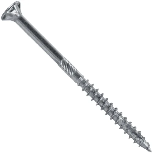 Vista 14 de 8 x 1 revestimiento exterior recubierto de bronce, tornillo de madera multiusos compatible con ACQ, cabeza plana Torx/Star Drive de 1 libra, 288