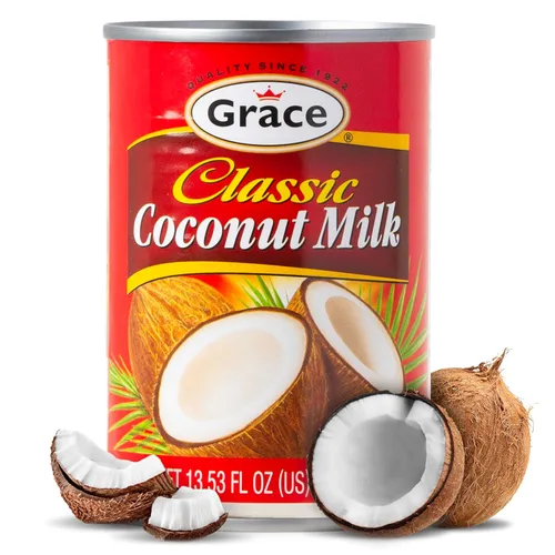Grace Leche de Coco Clásica 13.5 Fl Oz - Leche de Coco sin Azúcar