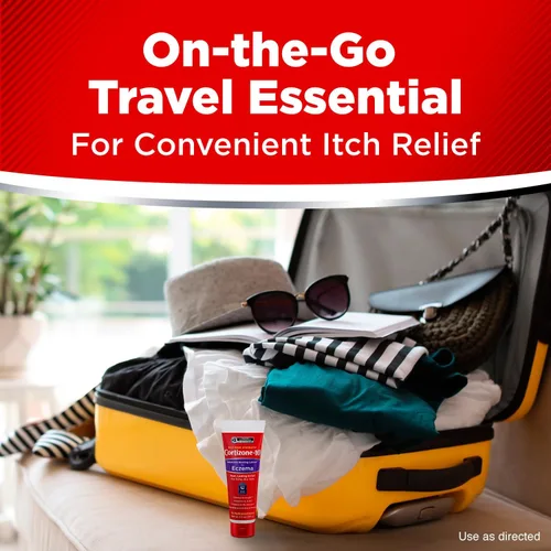 Vista 9 de Cortizone-10 Loción de alivio de picazón de curación intensiva de máxima potencia para eccema, 1% hidrocortisona, de acción rápida, crema