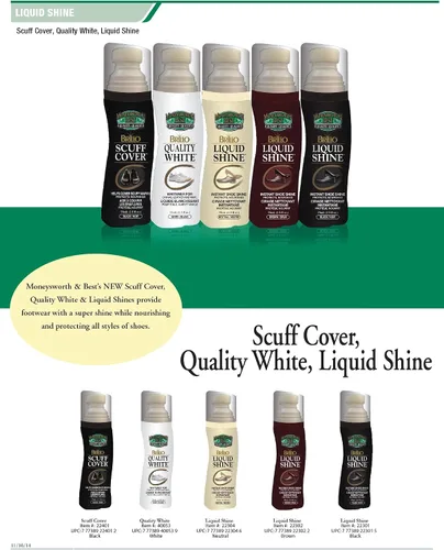 Vista 2 de Moneysworth & Best Shoe Care Brillo - Blanqueador de calidad para lienzo, cuero y vinilo, blanco, 2.5 onzas