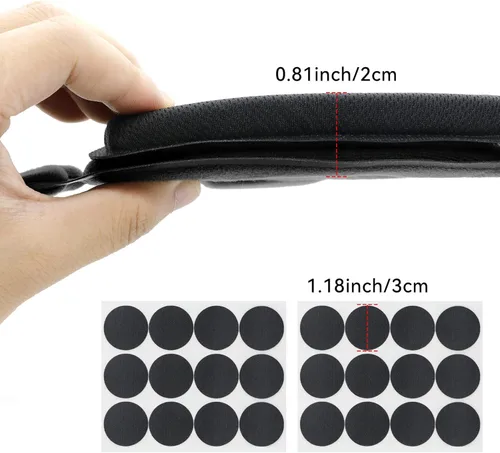 Vista 2 de Almohadillas tácticas para casco de Airsoft, almohadilla protectora de espuma viscoelástica interna de espuma de memoria, almohadilla de protección