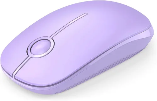 Vista 12 de VssoPlor - Mouse inalámbrico 2.4 G, delgado y portátil con nanorreceptor, para PC, laptop, computadora, negro