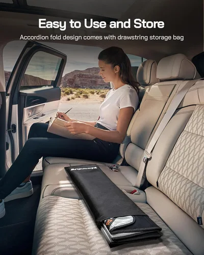 Vista 6 de Parasol para parabrisas para Volvo XC60 2010-2017. Película de aluminio reflectante para ventana delantera - BLAZBLOCK